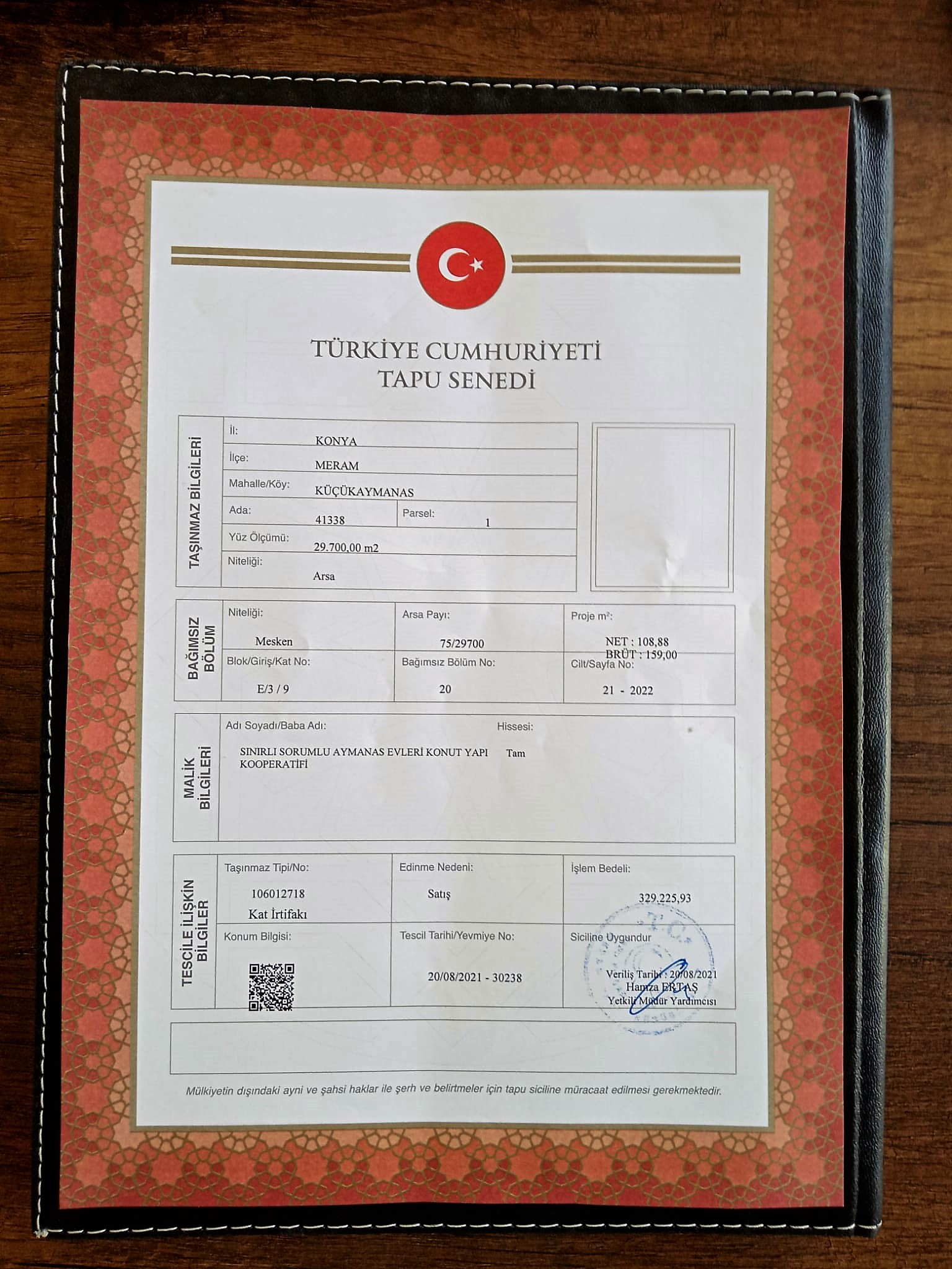 Kooperatifimize Ait Daireler Hakkında